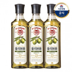 해표 올리브유 500ml X 3개