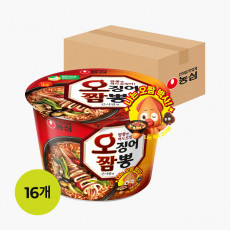 농심 오징어짬뽕 큰사발 115g X 16개